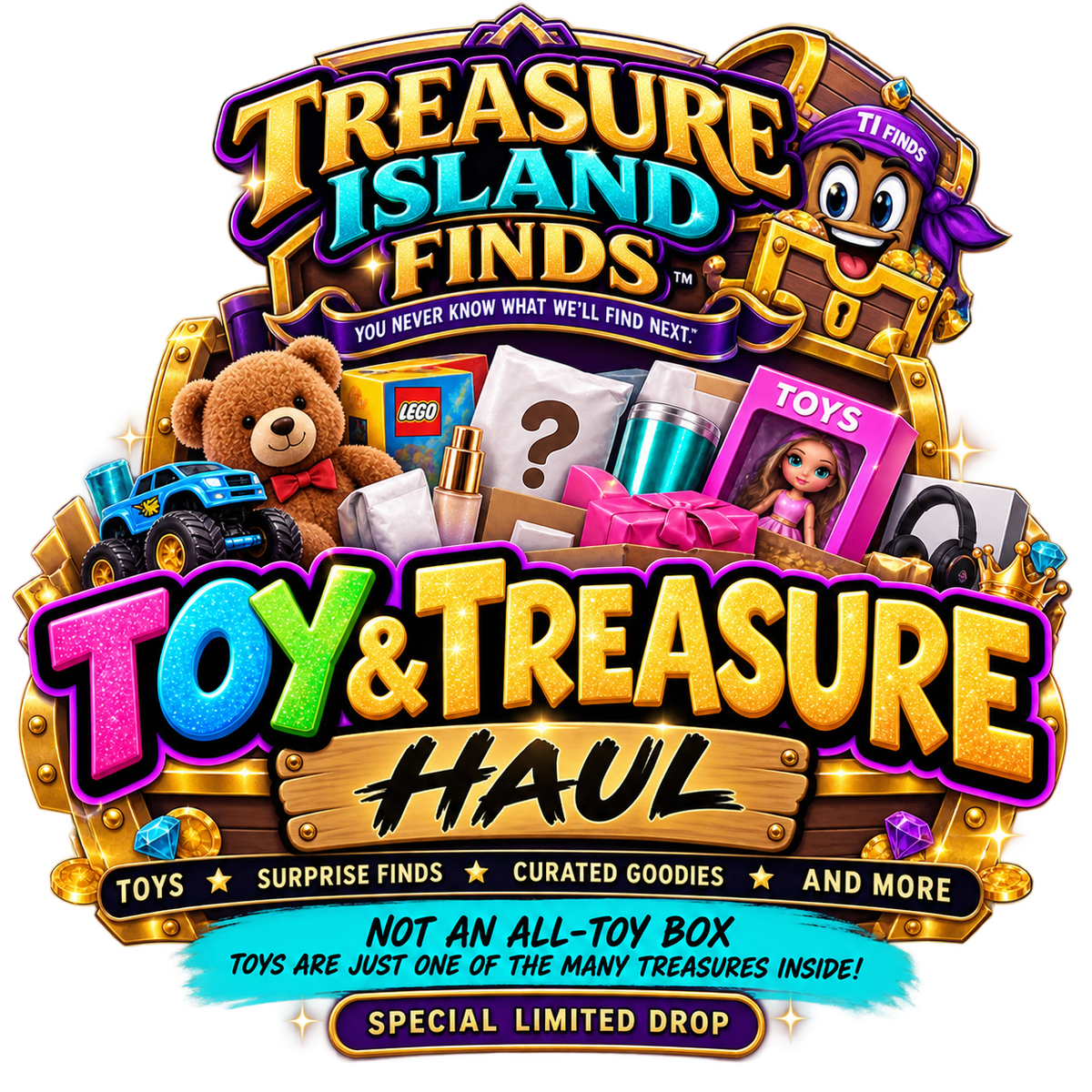Treasure Island Toy and Treasure Haul
